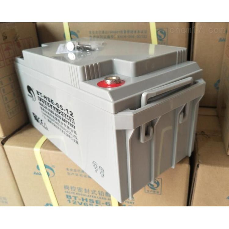 赛特蓄电池12V65AH BT-HSE-65-12 UPS电源 EPS 直流屏消防专用