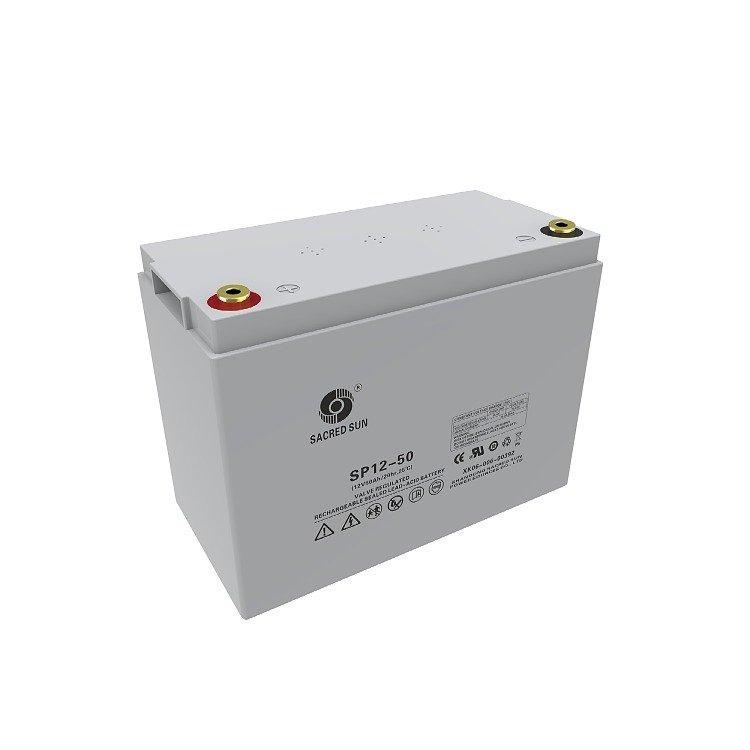 圣阳SP12-50 12V50AH机房消防eps直流屏ups电源配套蓄电池