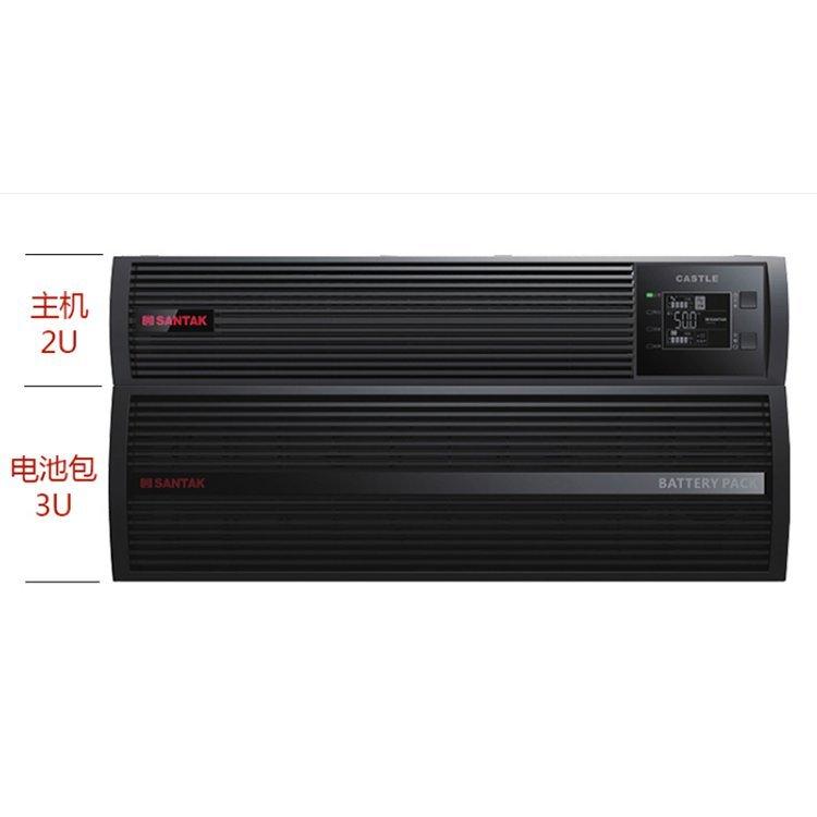 3KVA灵霄系列机架式 UPS电源PT3K-i 主机负载3KW外接电池包
