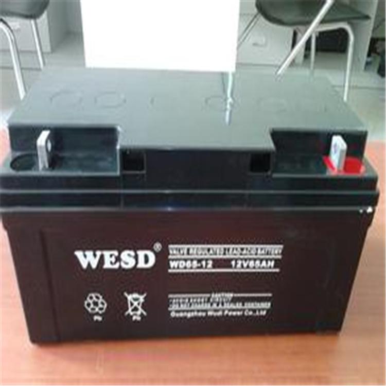 WESD蓄电池WD65-12 12V65AH直流屏UPS/EPS电源配套安装