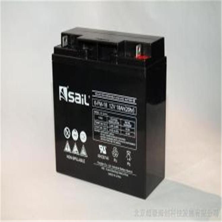 风帆蓄电池6-GFM-18铅酸免维护12V18AH应急ups消防eps电源