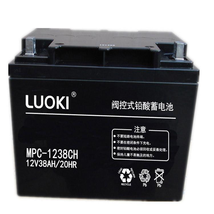 洛奇LUOKI铅酸直流电源蓄电池12V40AH型号MPC-1240CH