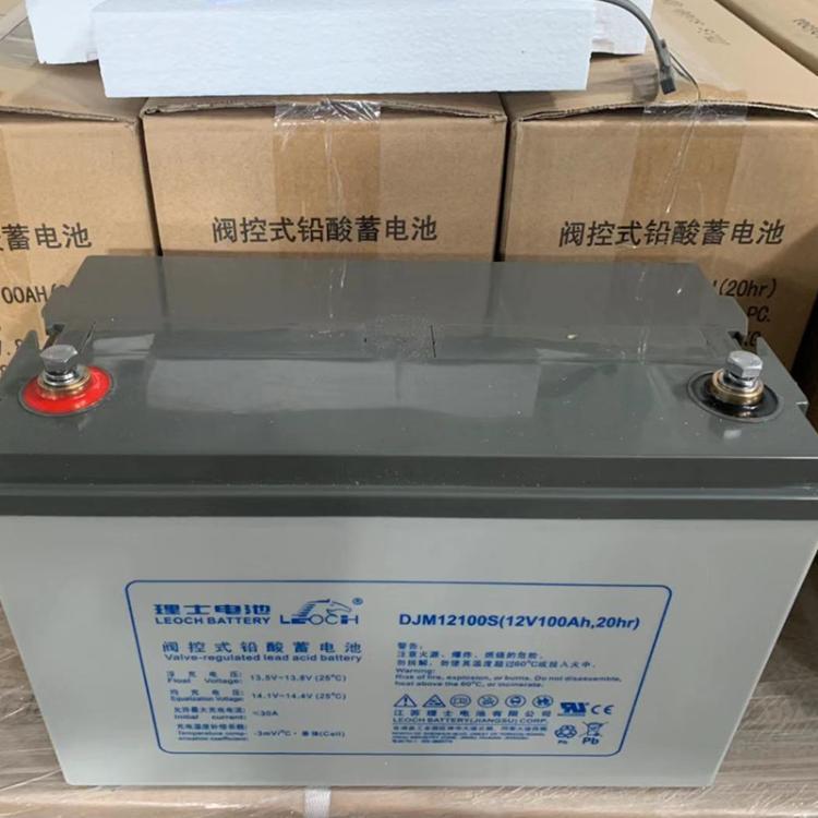 LEOCH理士 DJM12100 12V100AH 免维护铅酸电池 EPS UPS电源专用