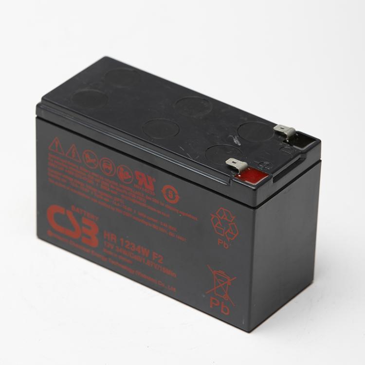 CSB12V9AH蓄电池电瓶HR1234WUPS电源门禁监控电梯后备专用