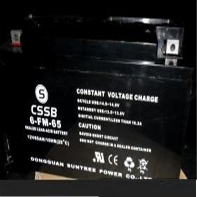 CSSB沈松蓄电池6-FM-65通信直流屏配电柜ups电源12V65AH