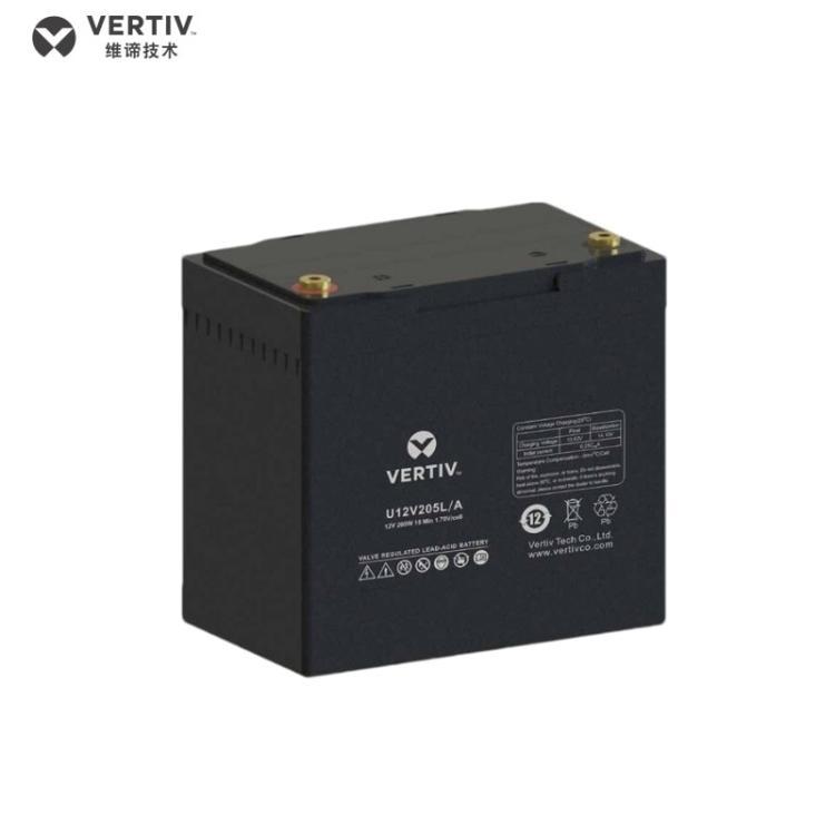 艾默生免维护铅酸蓄电池U12V205L/A(12V55Ah)UPS不间断电源L系列