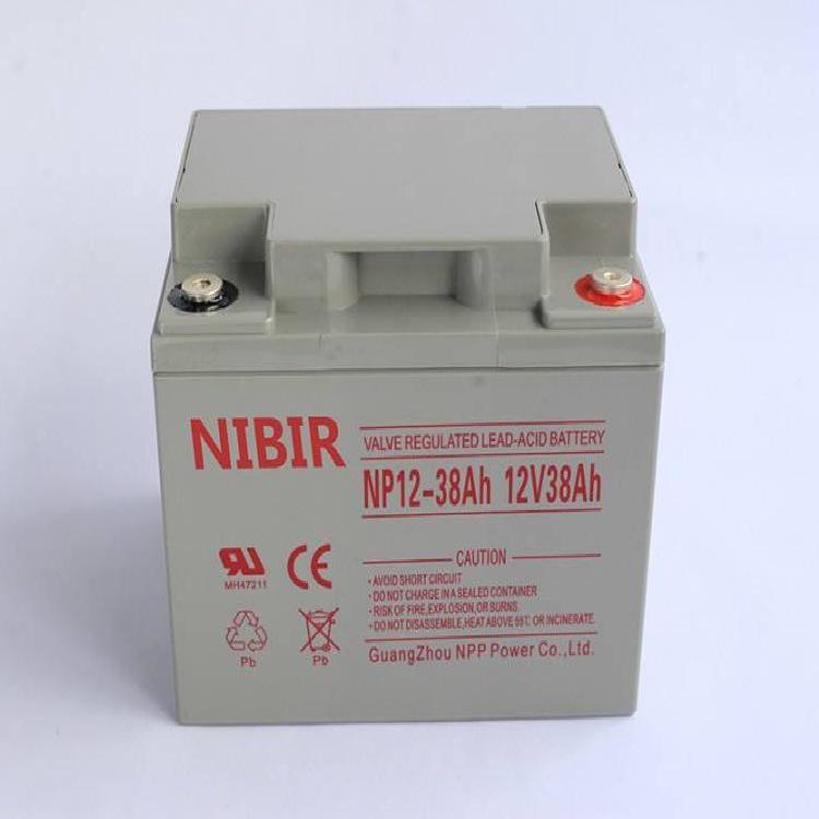 NIBIR蓝瑞蓄电池NP12-38ah铅酸阀控式铅酸ups电源安装及应用范围