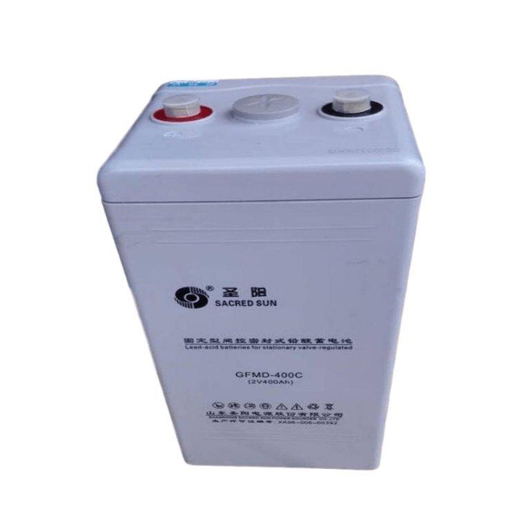 圣阳蓄电池GFMD-400C 免维护密封 2V400AH通信基站ups电源