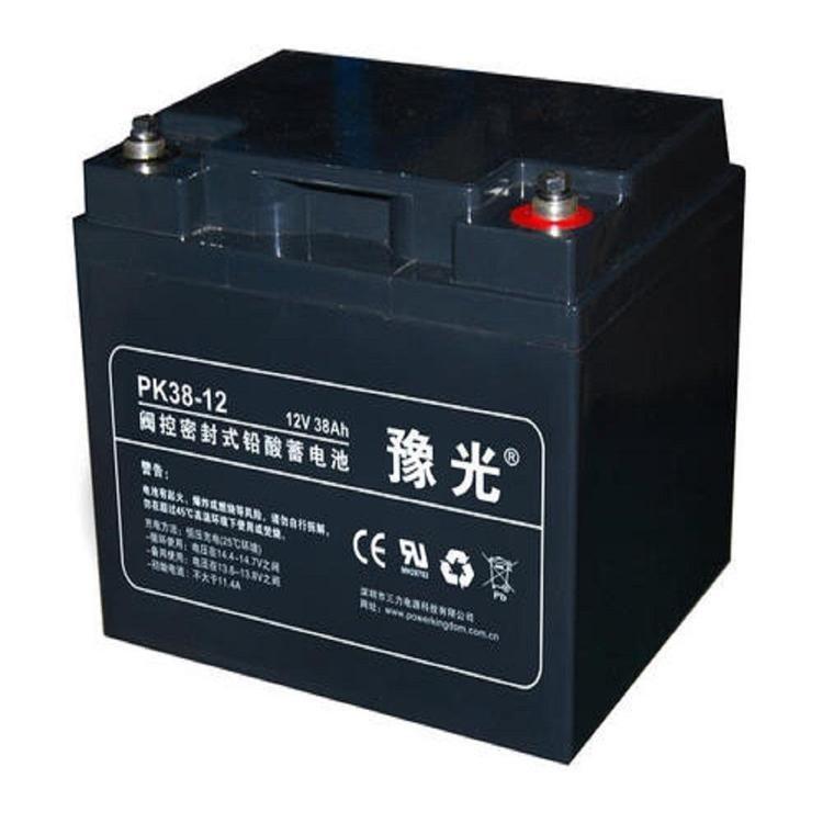豫光蓄电池PK38-12 12V38AH消防照明eps 直流屏ups电源更换租赁