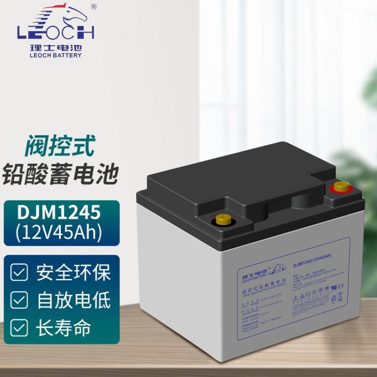 理士电池DJM1245(12V45Ah)铅酸免维护蓄电池 UPS EPS直流屏专用
