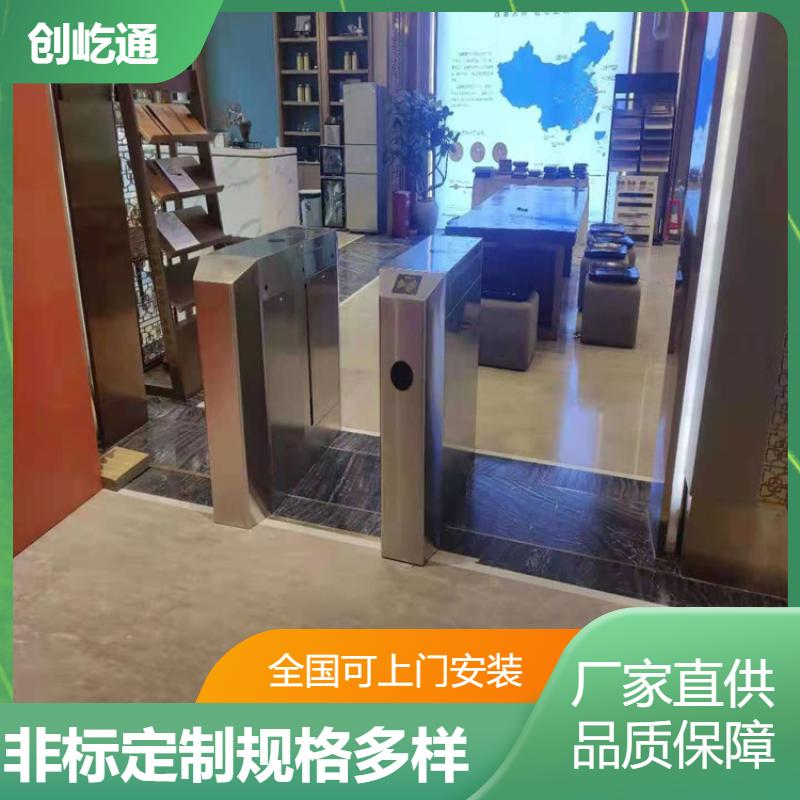 电影院 人行通道三辊闸 运行平稳 尺寸颜色功能定制 创屹通