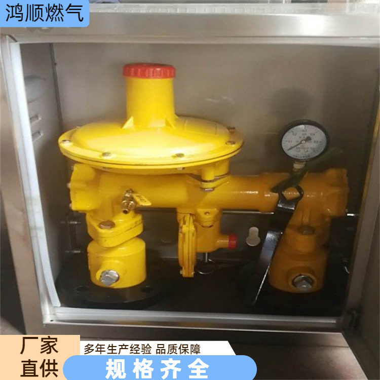 鸿顺 厂家 锅炉工业燃气调压箱 反应灵敏稳定 按需定制