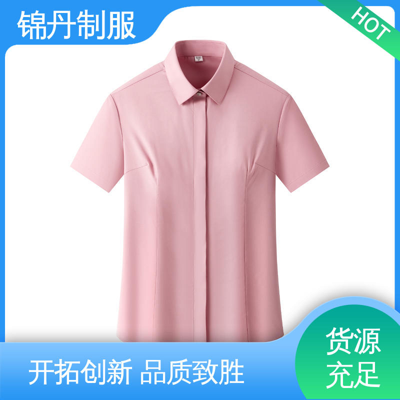 中|山 团体工装 短袖女衬衫 夏季T恤工厂制服定制