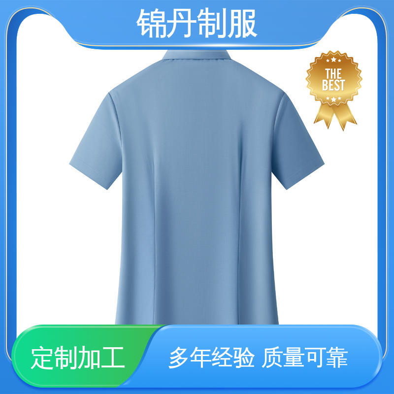 广|州 女士衬衫 团队服 工作服 翻领设计 版型合体