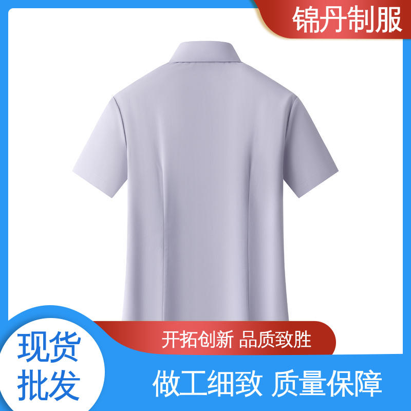 清|远 有领文化衫 女士衬衫 夏季T恤工厂制服定制