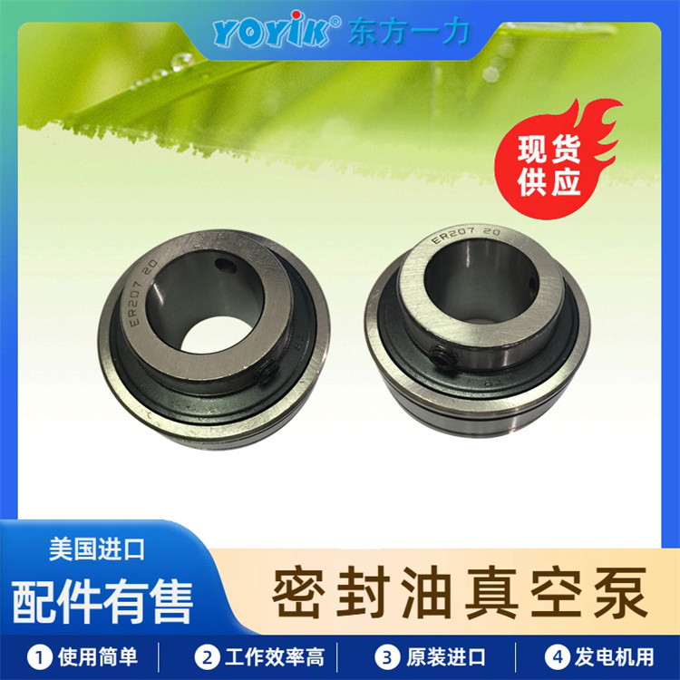 真空泵轴承ER207-20 汽轮发电机组密封油系统配件 东方一力YOYIK