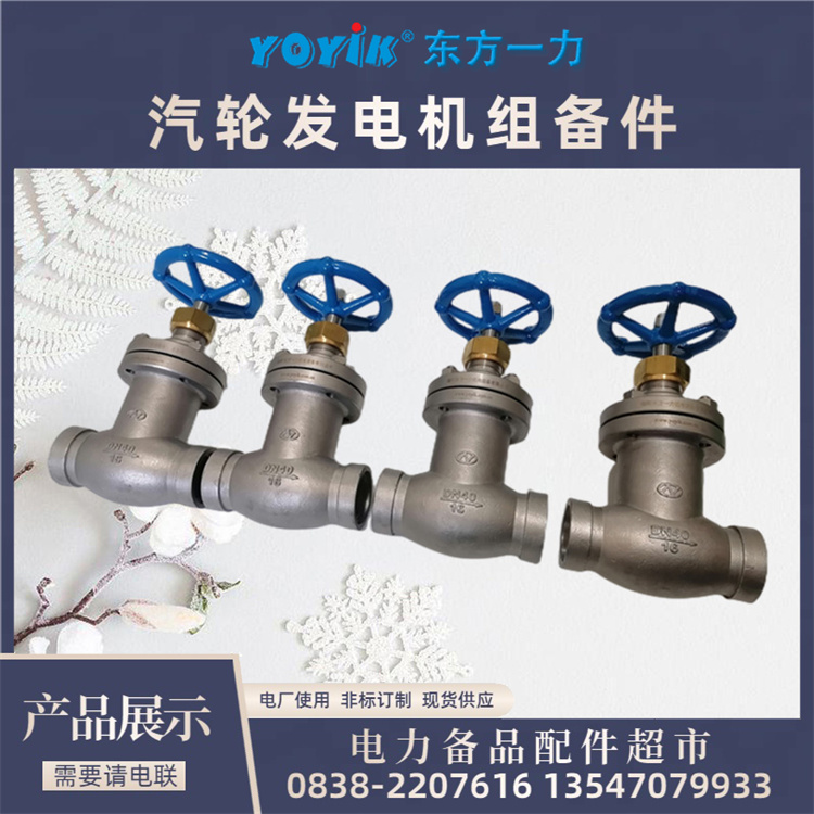  截止止回阀JC15-1.6P 在电厂氢气系统中发挥重要作用 一力供