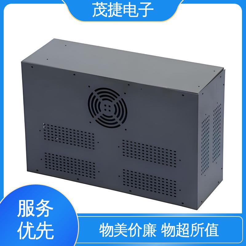 激光打孔件 冲孔机箱 工控机车载散热铝壳 开模定制 茂捷供应