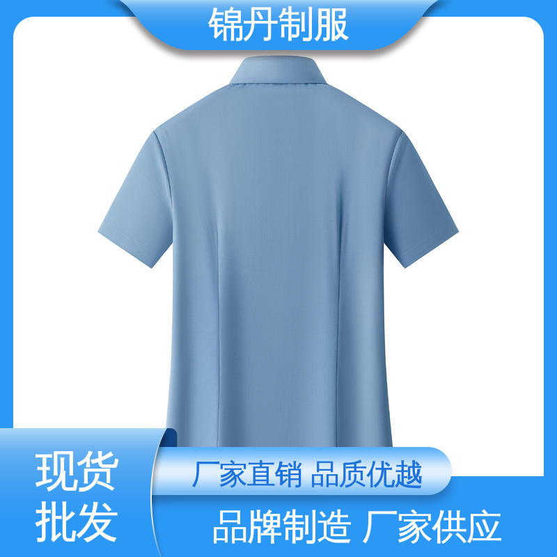 锦丹 禅 城 短袖女衬衫 企业工作服 支持打版免费打样