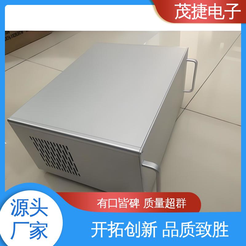 茂捷电子 304不锈钢镂空切割 工控机箱 静电喷涂 激光打孔件