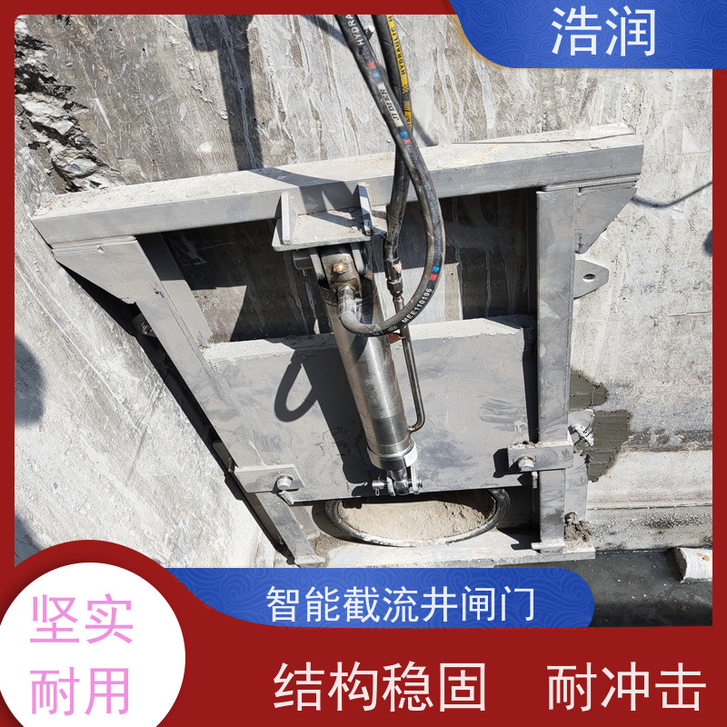 浩润 旋转式调节堰门 结构稳固 耐冲击 性价比高