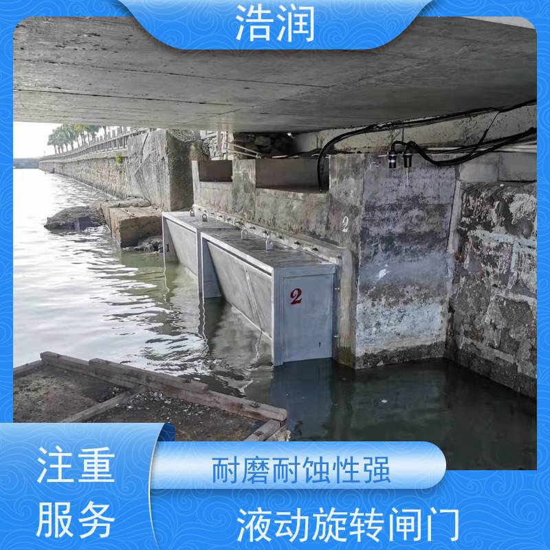 浩润 液动旋转式堰门 防腐性强 结构合理坚固 发货及时