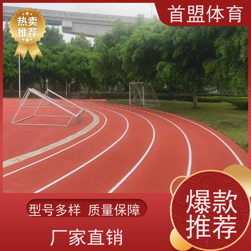 首盟体育 市政工程 预制型橡胶跑道卷材 源头厂家 施工便捷