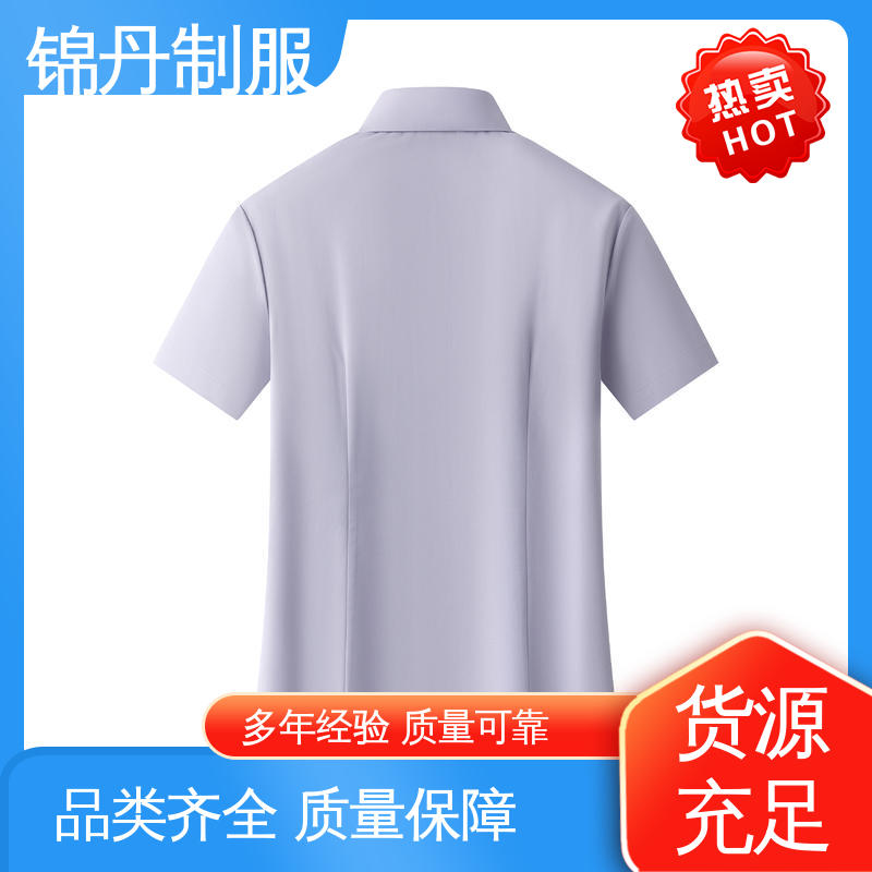 广|州 短袖女衬衫 广告宣传服定制 源头厂家 免费印LOGO