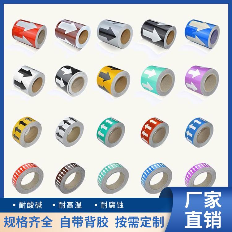 鑫亮路反光材料 可来样加工 防水防晒耐高低温 燃气管道标识