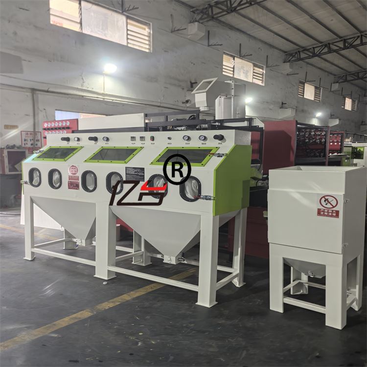 轮毂模具用自动喷砂机 去氧化皮 模具除锈除漆打砂机