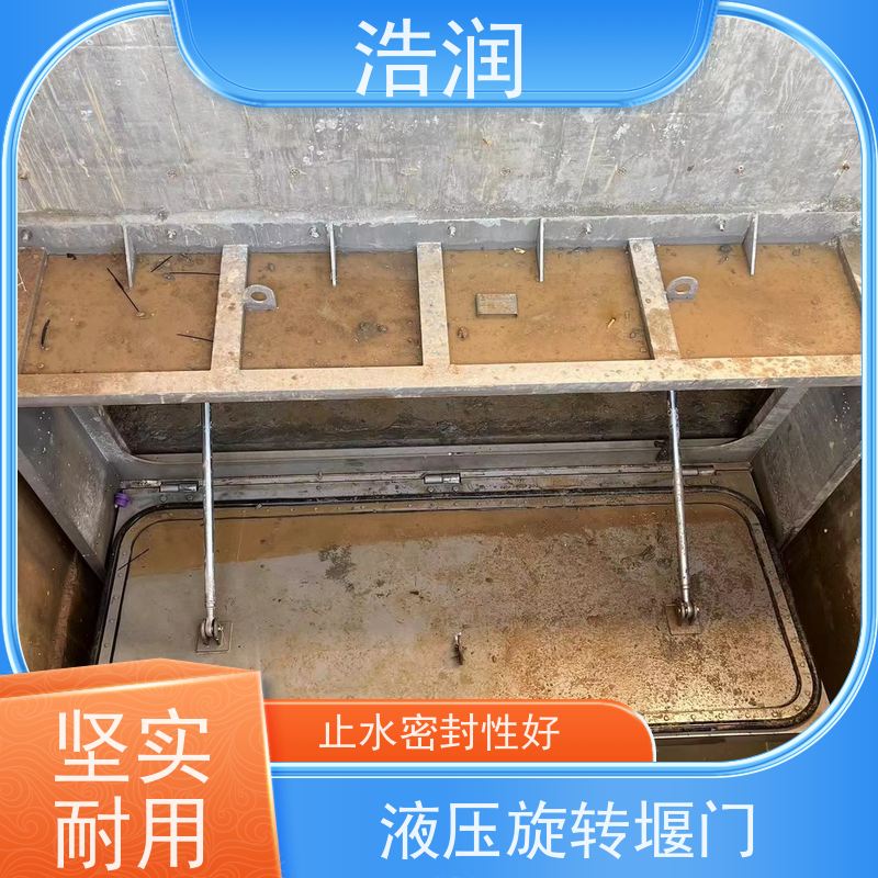 浩润 液动旋转式堰门 结构稳固 抗压好 品质可信
