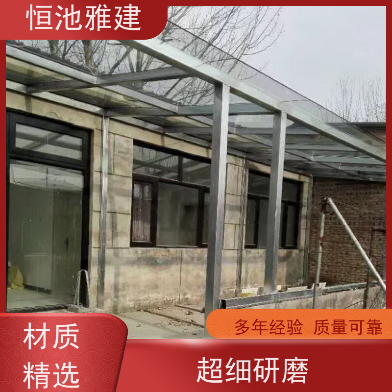 仿古钢结构门楼 彩钢房 双层钢化玻璃 树脂瓦屋顶 一次合作终身朋友