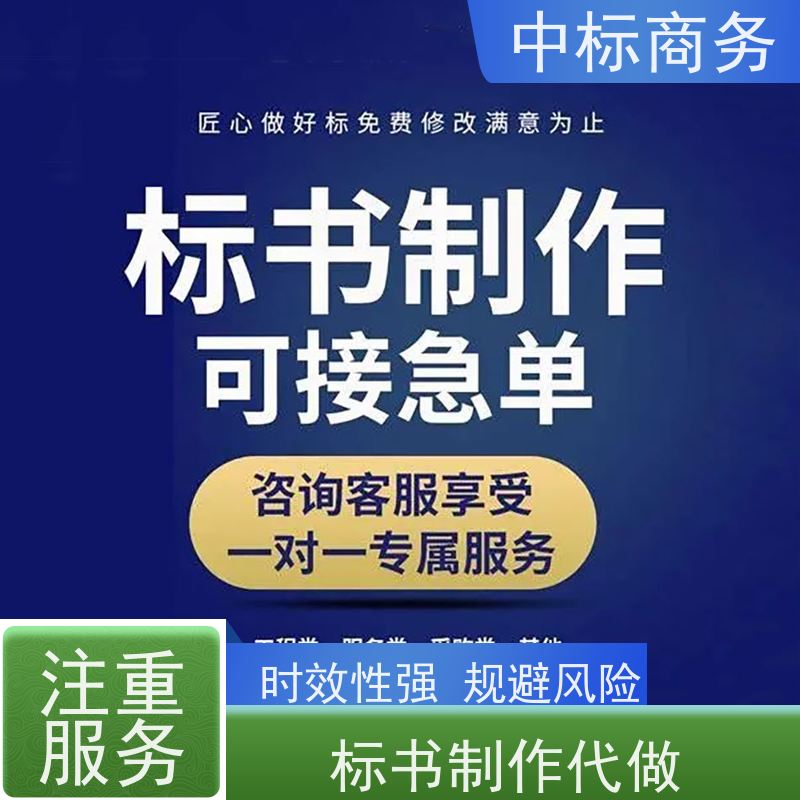 中标商务 四 川投标文件代做代 写 语言准确精炼 对标书进行全面审查