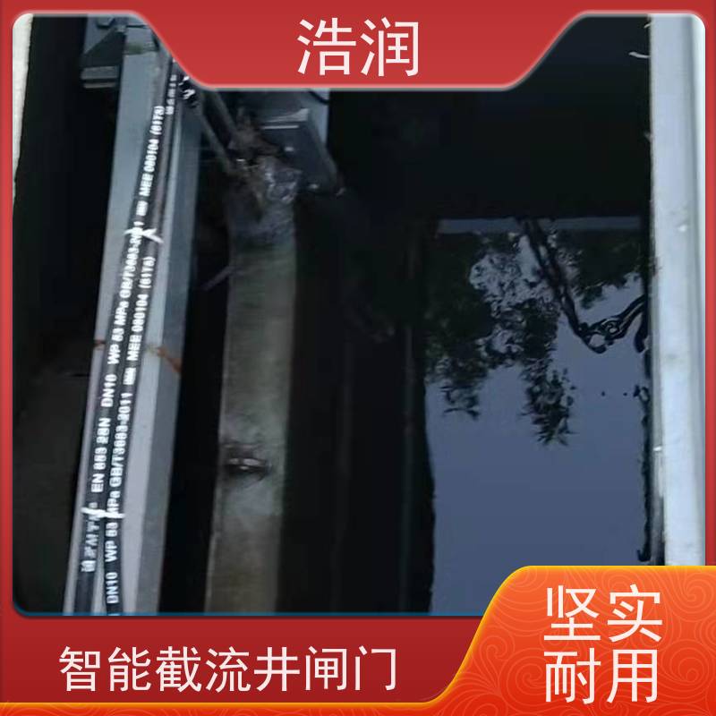 浩润 太阳能液动限流闸门 雨污分流设备 品质可信