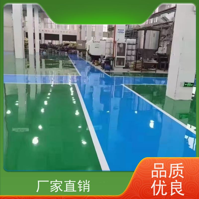 地下停车场色彩多样固化地坪漆施工抗重耐磨