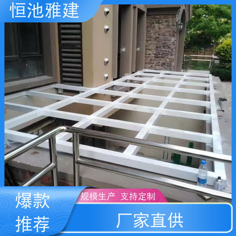 玻璃阳光房露台 防火岩棉板房 材料施工一站式服务 厂家