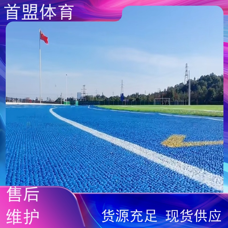 首盟体育 市政工程 预制型橡胶跑道卷材 可定制 施工便捷