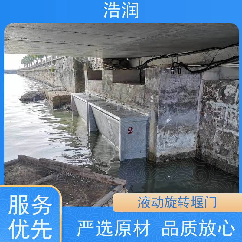 浩润 不锈钢液动旋转堰门 运行平稳 类型多样 发货及时