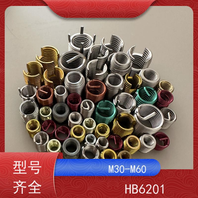海利克工業 HB5514-1996 普通型无折断槽钢丝螺套 304不锈钢 M3M4M5