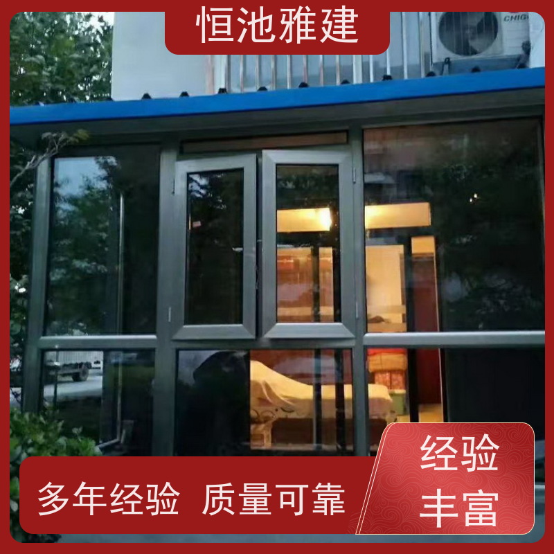 玻璃阳光房露台 树脂瓦屋顶 型材供应经销商 厂