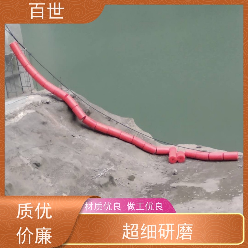 百世闸道口警戒浮体网格化拦截生态友好材质