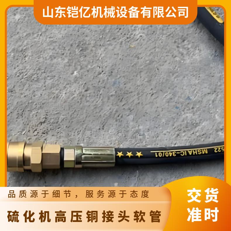 硫化机高压铜接头软管 工业输送带电动泵试压管