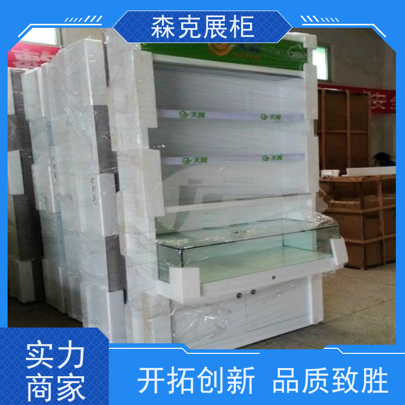 烤漆展柜加工厂 商店异形吧台柜台 非标玻璃钢漆前台定做