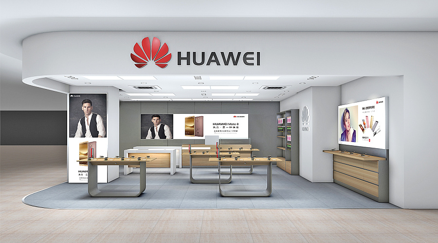 企业展厅设计效果图 专卖店展柜制作案例 文化墙装修