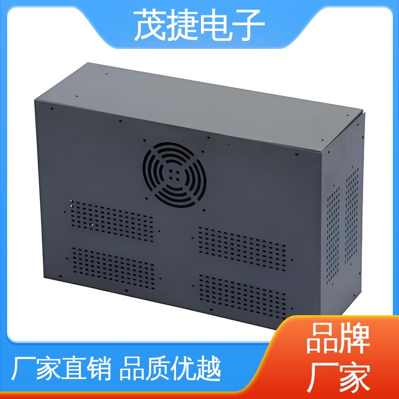 激光打孔件 防锈烤漆 微型电脑铝外壳 机架焊接加工 茂捷供应
