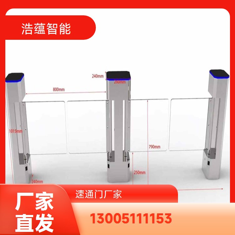 人行通道人脸识别速通门 厂家定制 安全新选择