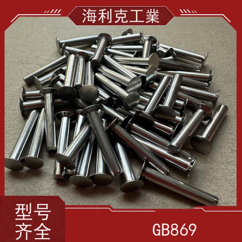 海利克工業 GBT869沉头实心铆钉锥头 A2-70 M5M6