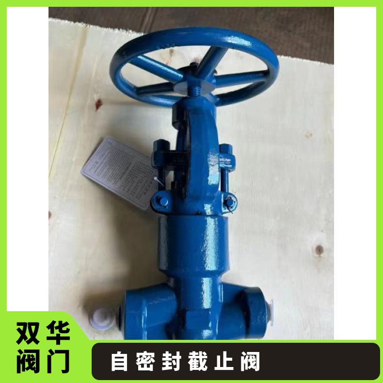 自密封对焊式截止阀J61Y锻钢A105蒸汽高温高压焊接截断阀 双华阀门