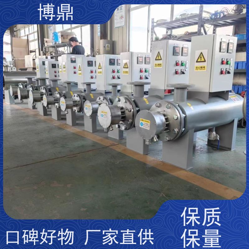 博鼎制热设备不锈钢管道加热器制糖企业糖浆加热 热传导效率高
