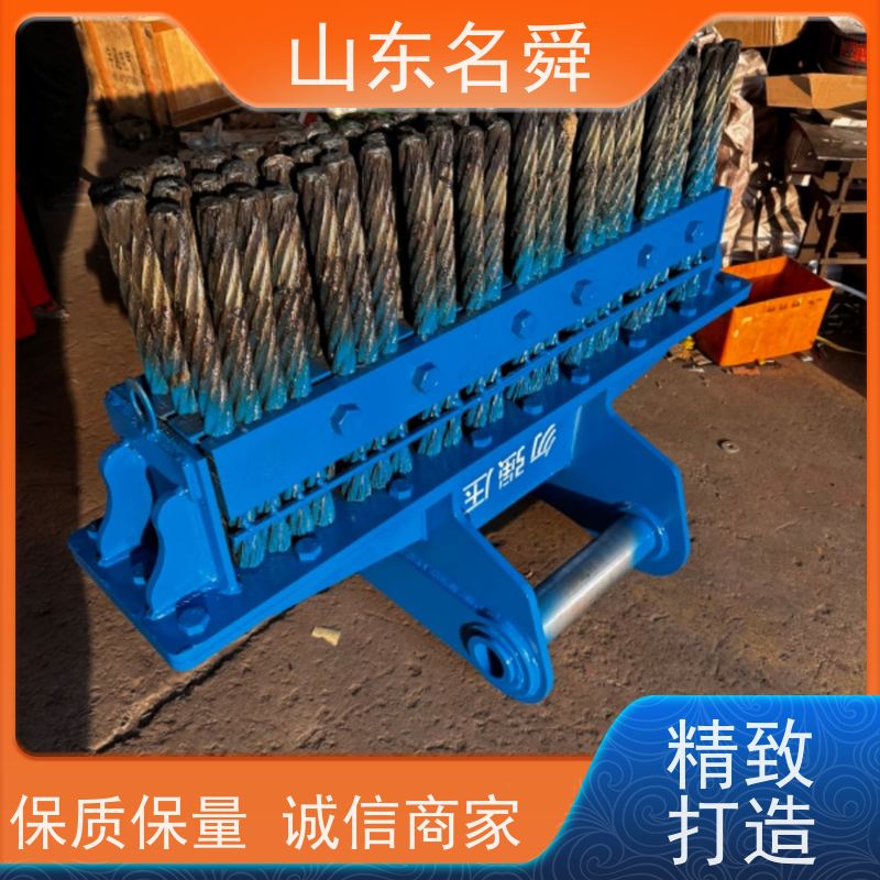 多功能隧道清渣钢刷 管道除渣刷市政排水管淤积清理 一刷多用省人力